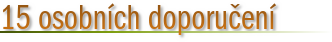 Osobní doporučení